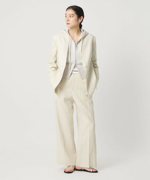 BEAUTY&YOUTH UNITED ARROWS / ビューティー&ユース ユナイテッドアローズ カーディガン・ボレロ | コットン ショートフロントジップパーカー | 詳細3