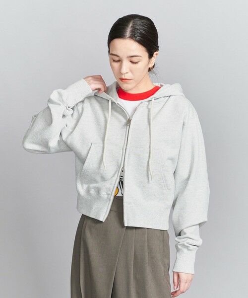 UNITED ARROWS PADDING ショートコート W † ホワイト白 アンゴラウール Aラインショートコート（01-15WI03-204）｜K.T