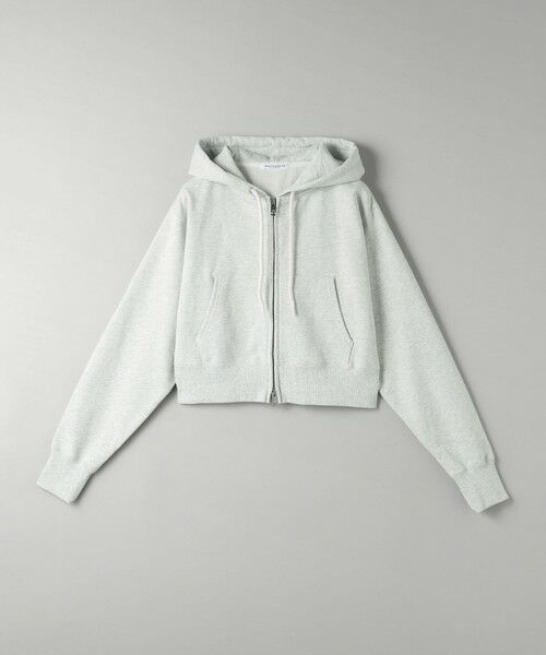 BEAUTY&YOUTH UNITED ARROWS / ビューティー&ユース ユナイテッドアローズ カーディガン・ボレロ | コットン ショートフロントジップパーカ | 詳細4