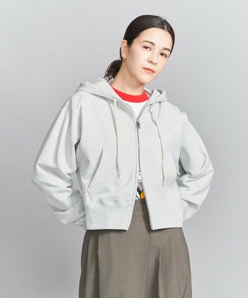 UNITED ARROWS コットン ショートフロントジップパーカ 1600025S0947_l1_a030.jpg