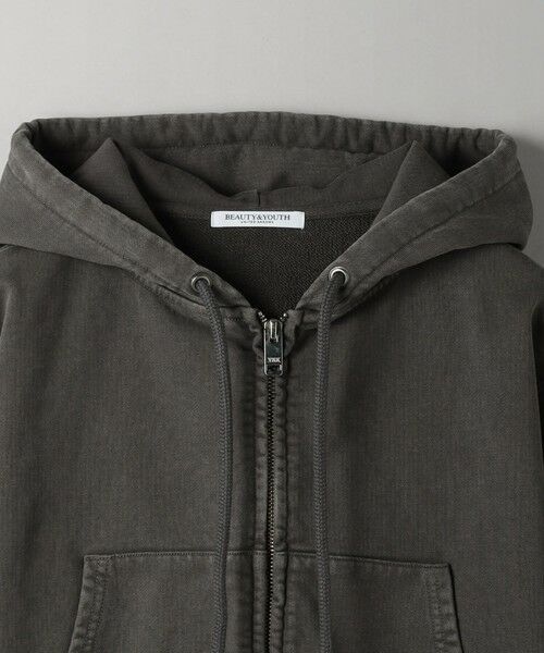 BEAUTY&YOUTH UNITED ARROWS / ビューティー&ユース ユナイテッドアローズ カーディガン・ボレロ | コットン ショートフロントジップパーカー | 詳細12