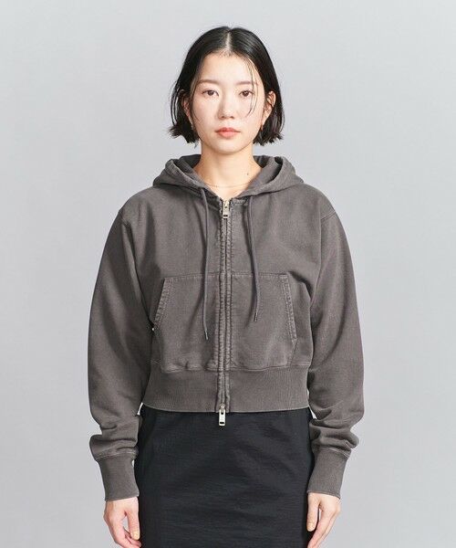 UNITED ARROWS コットン ショートフロントジップパーカ コットン ショートフロントジップパーカ （カーディガン・ボレロ