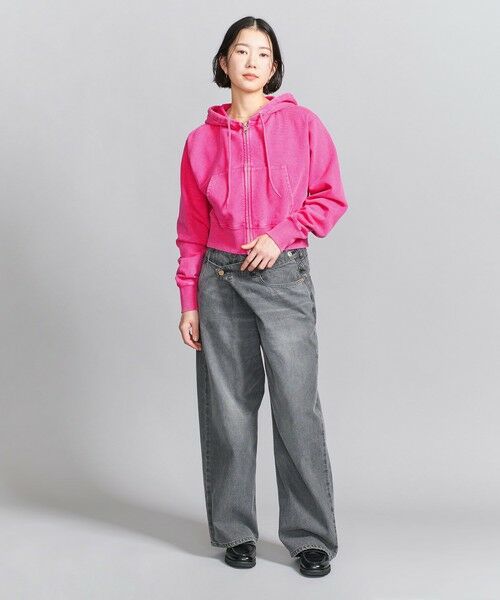 BEAUTY&YOUTH UNITED ARROWS / ビューティー&ユース ユナイテッドアローズ カーディガン・ボレロ | コットン ショートフロントジップパーカー | 詳細22