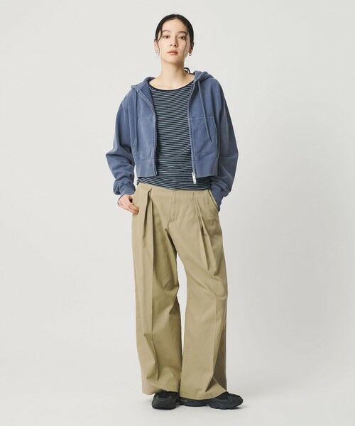 BEAUTY&YOUTH UNITED ARROWS / ビューティー&ユース ユナイテッドアローズ カーディガン・ボレロ | コットン ショートフロントジップパーカー | 詳細26