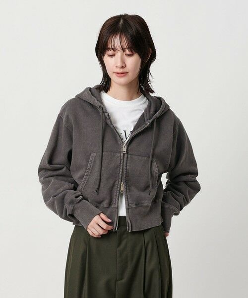 BEAUTY&YOUTH UNITED ARROWS / ビューティー&ユース ユナイテッドアローズ カーディガン・ボレロ | コットン ショートフロントジップパーカ | 詳細27