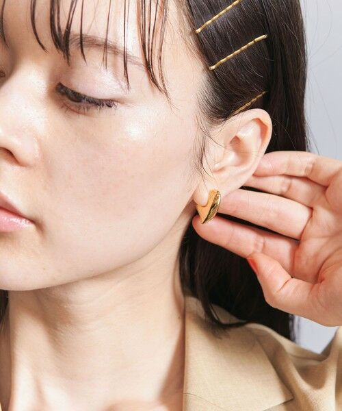 BEAUTY & YOUTH UNITED ARROWS/ビューティー&ユース ユナイテッドアローズ <LAPUIS>Plump Heart ピアス GOLD FREE BEAUTY & YOUTH UNITED ARROWS/ビューティー&ユース ユナイテッドアローズ <LAPUIS>Plump Heart ピアス GOLD FREE