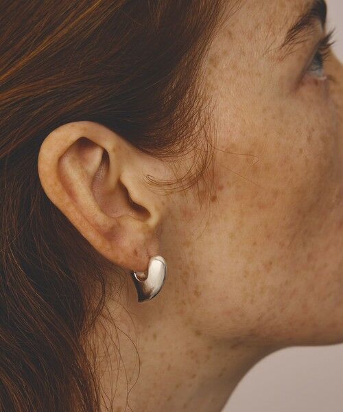 BEAUTY & YOUTH UNITED ARROWS/ビューティー&ユース ユナイテッドアローズ <LAPUIS>Plump Heart ピアス SILVER FREE BEAUTY & YOUTH UNITED ARROWS/ビューティー&ユース ユナイテッドアローズ <LAPUIS>Plump Heart ピアス SILVER FREE