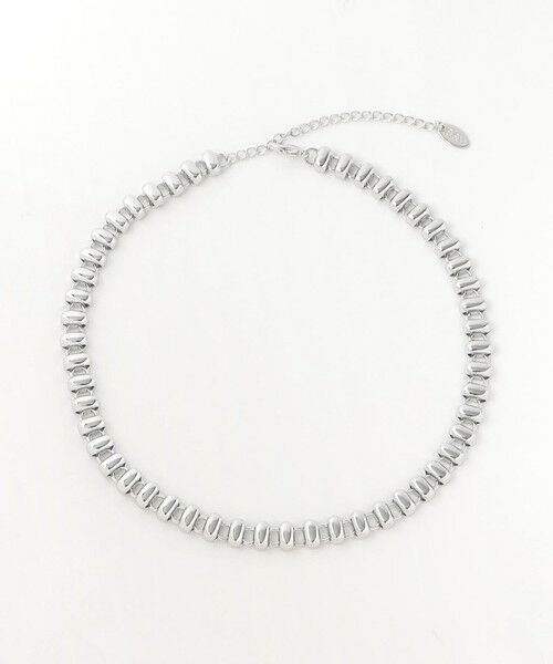 BEAUTY & YOUTH UNITED ARROWS/ビューティー&ユース ユナイテッドアローズ メタル オーバルチェーン ショートネックレス SILVER FREE BEAUTY & YOUTH UNITED ARROWS/ビューティー&ユース ユナイテッドアローズ メタル オーバルチェーン ショートネックレス SILVER FREE