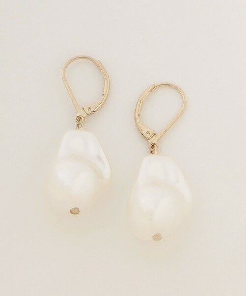BEAUTY & YOUTH UNITED ARROWS/ビューティー&ユース ユナイテッドアローズ ユニークパールモチーフ ピアス GOLD FREE BEAUTY & YOUTH UNITED ARROWS/ビューティー&ユース ユナイテッドアローズ ユニークパールモチーフ ピアス GOLD FREE