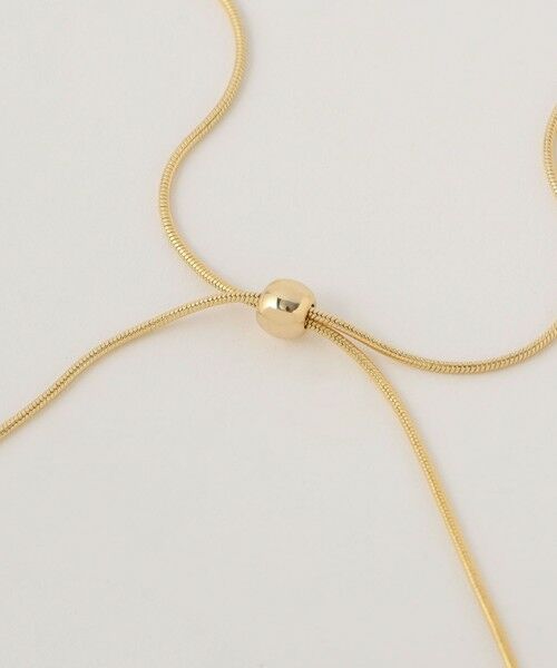 BEAUTY&YOUTH UNITED ARROWS / ビューティー&ユース ユナイテッドアローズ ネックレス・ペンダント・チョーカー | メタル×パールモチーフ スライダー ネックレス | 詳細6