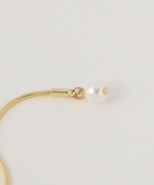 BEAUTY&YOUTH UNITED ARROWS / ビューティー&ユース ユナイテッドアローズ ネックレス・ペンダント・チョーカー | メタル×パールモチーフ スライダー ネックレス | 詳細7