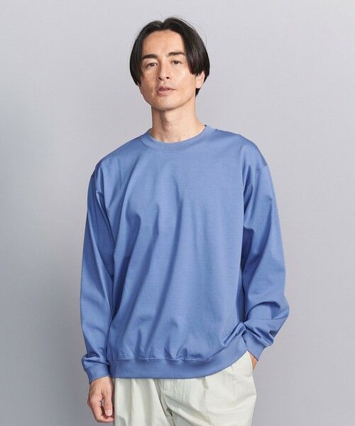 スウェットシャツ Augustine Macro Euro ☆ K-WAY ファイン グロッシー コットン スウェットTシャツ (カットソー