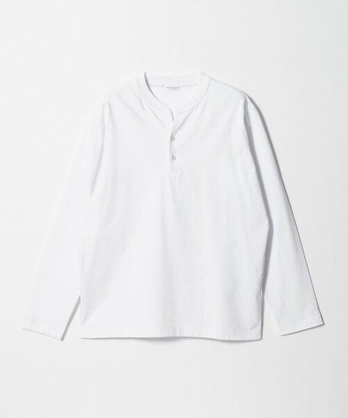 BEAUTY&YOUTH UNITED ARROWS / ビューティー&ユース ユナイテッドアローズ カットソー | 【WEB限定 WARDROBE SMART】クリア ガスコットン ヘンリーネック カットソー【抗菌・防臭】 | 詳細10