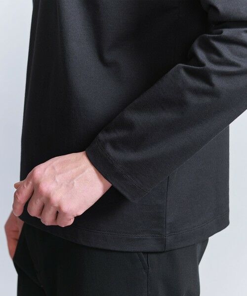 BEAUTY&YOUTH UNITED ARROWS / ビューティー&ユース ユナイテッドアローズ カットソー | 【WEB限定 WARDROBE SMART】クリア ガスコットン ヘンリーネック カットソー【抗菌・防臭】 | 詳細18