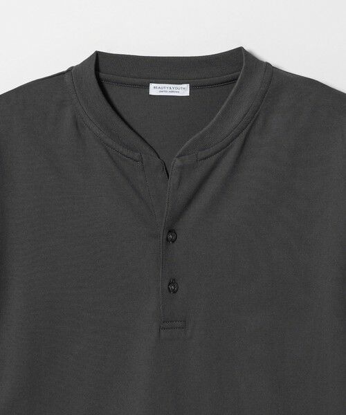 BEAUTY&YOUTH UNITED ARROWS / ビューティー&ユース ユナイテッドアローズ カットソー | 【WEB限定 WARDROBE SMART】クリア ガスコットン ヘンリーネック カットソー【抗菌・防臭】 | 詳細26