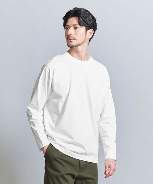BEAUTY & YOUTH UNITED ARROWS/ビューティー&ユース ユナイテッドアローズ 【WEB限定 WARDROBE SMART】アンチ スウェットマーク 1ポケット 樽型 Tシャツ【汗染み防止】 WHITE S BEAUTY & YOUTH UNITED ARROWS/ビューティー&ユース ユナイテッドアローズ 【WEB限定 WARDROBE SMART】アンチ スウェットマーク 1ポケット 樽型 Tシャツ【汗染み防止】 WHITE S