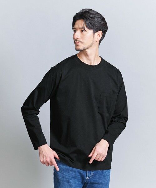 BEAUTY & YOUTH UNITED ARROWS/ビューティー&ユース ユナイテッドアローズ 【WEB限定 WARDROBE SMART】アンチ スウェットマーク 1ポケット 樽型 Tシャツ【汗染み防止】 BLACK M BEAUTY & YOUTH UNITED ARROWS/ビューティー&ユース ユナイテッドアローズ 【WEB限定 WARDROBE SMART】アンチ スウェットマーク 1ポケット 樽型 Tシャツ【汗染み防止】 BLACK M