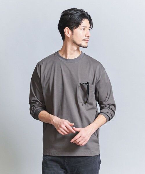 BEAUTY & YOUTH UNITED ARROWS/ビューティー&ユース ユナイテッドアローズ 【WEB限定 WARDROBE SMART】アンチ スウェットマーク 1ポケット 樽型 Tシャツ【汗染み防止】 MD. GRAY M BEAUTY & YOUTH UNITED ARROWS/ビューティー&ユース ユナイテッドアローズ 【WEB限定 WARDROBE SMART】アンチ スウェットマーク 1ポケット 樽型 Tシャツ【汗染み防止】 MD. GRAY M