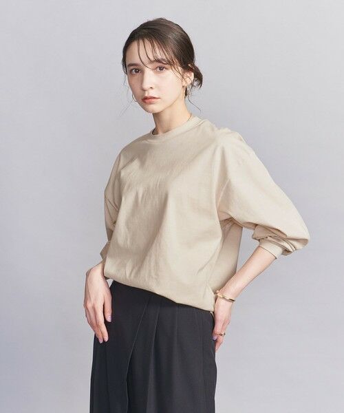 BEAUTY & YOUTH UNITED ARROWS/ビューティー&ユース ユナイテッドアローズ 【WEB限定】フィッシュ ロングスリーブ Tシャツ LT. PINK 0 BEAUTY & YOUTH UNITED ARROWS/ビューティー&ユース ユナイテッドアローズ 【WEB限定】フィッシュ ロングスリーブ Tシャツ LT. PINK 0