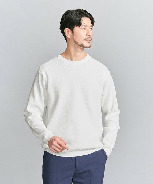 BEAUTY & YOUTH UNITED ARROWS/ビューティー&ユース ユナイテッドアローズ 【WEB限定 WARDROBE SMART】KOUKIN ピケ ニット【抗菌・防臭】 WHITE L BEAUTY & YOUTH UNITED ARROWS/ビューティー&ユース ユナイテッドアローズ 【WEB限定 WARDROBE SMART】KOUKIN ピケ ニット【抗菌・防臭】 WHITE L