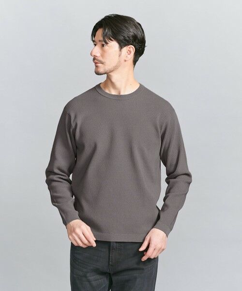 BEAUTY & YOUTH UNITED ARROWS/ビューティー&ユース ユナイテッドアローズ 【WEB限定 WARDROBE SMART】KOUKIN ピケ ニット【抗菌・防臭】 MD. GRAY S BEAUTY & YOUTH UNITED ARROWS/ビューティー&ユース ユナイテッドアローズ 【WEB限定 WARDROBE SMART】KOUKIN ピケ ニット【抗菌・防臭】 MD. GRAY S