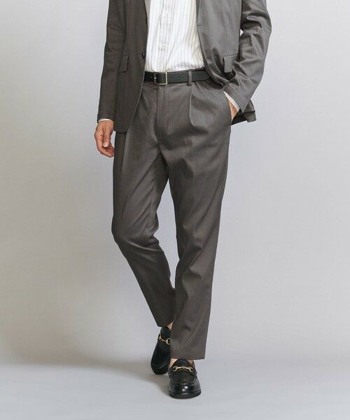 BEAUTY & YOUTH UNITED ARROWS/ビューティー&ユース ユナイテッドアローズ 東レ/TORAY ドライ ポリエステル 1プリーツ イージーパンツ - セットアップ対応 ヨコストレッチ ウォッシャブル - MOCA L BEAUTY & YOUTH UNITED ARROWS/ビューティー&ユース ユナイテッドアローズ 東レ/TORAY ドライ ポリエステル 1プリーツ イージーパンツ - セットアップ対応 ヨコストレッチ ウォッシャブル - MOCA L