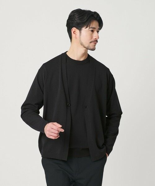 BEAUTY&YOUTH UNITED ARROWS / ビューティー&ユース ユナイテッドアローズ カーディガン・ボレロ | 【WEB限定 WARDROBE SMART】KOUKIN ハイゲージ ニット カーディガン【抗菌・防臭】 | 詳細1