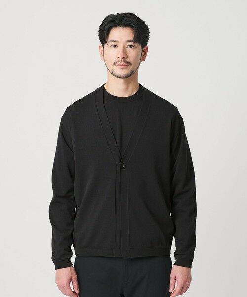 BEAUTY&YOUTH UNITED ARROWS / ビューティー&ユース ユナイテッドアローズ カーディガン・ボレロ | 【WEB限定 WARDROBE SMART】KOUKIN ハイゲージ ニット カーディガン【抗菌・防臭】 | 詳細5