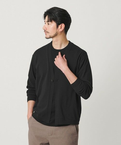BEAUTY&YOUTH UNITED ARROWS / ビューティー&ユース ユナイテッドアローズ カーディガン・ボレロ | 【WEB限定 WARDROBE SMART】KOUKIN ハイゲージ ニット カーディガン【抗菌・防臭】 | 詳細7