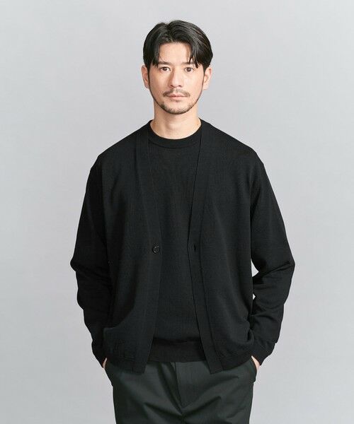 BEAUTY & YOUTH UNITED ARROWS/ビューティー&ユース ユナイテッドアローズ 【WEB限定 WARDROBE SMART】KOUKIN ハイゲージ ニット カーディガン【抗菌・防臭】 BLACK S BEAUTY & YOUTH UNITED ARROWS/ビューティー&ユース ユナイテッドアローズ 【WEB限定 WARDROBE SMART】KOUKIN ハイゲージ ニット カーディガン【抗菌・防臭】 BLACK S