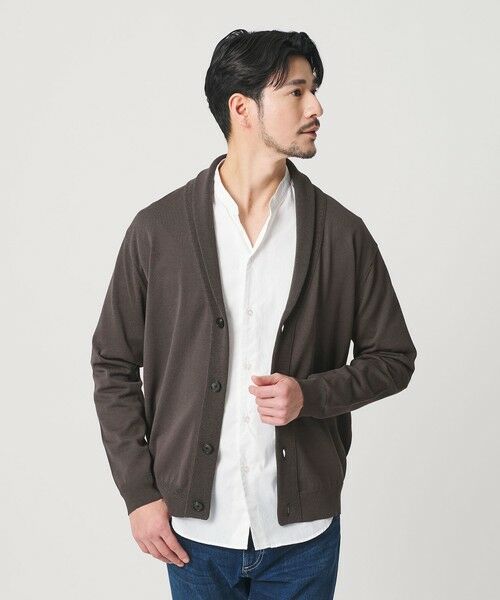 BEAUTY&YOUTH UNITED ARROWS / ビューティー&ユース ユナイテッドアローズ カーディガン・ボレロ | 【WEB限定 WARDROBE SMART】KOUKIN ショールカラー カーディガン【抗菌・防臭】 | 詳細17
