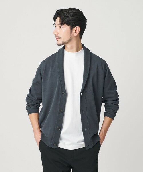 BEAUTY&YOUTH UNITED ARROWS / ビューティー&ユース ユナイテッドアローズ カーディガン・ボレロ | 【WEB限定 WARDROBE SMART】KOUKIN ショールカラー カーディガン【抗菌・防臭】 | 詳細17