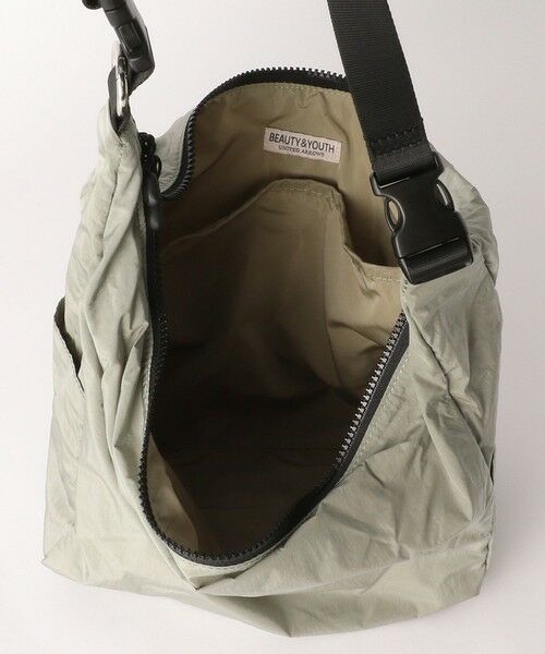 BEAUTY&YOUTH UNITED ARROWS / ビューティー&ユース ユナイテッドアローズ ショルダーバッグ | ライト ナイロン クロス ショルダーバッグ スモール | 詳細29