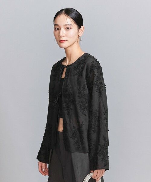 BEAUT&YOUTH UNITED ARROWS⭐2wayシャツ セルロースナイロン エンブロイダリー シャツ -2WAY- （シャツ