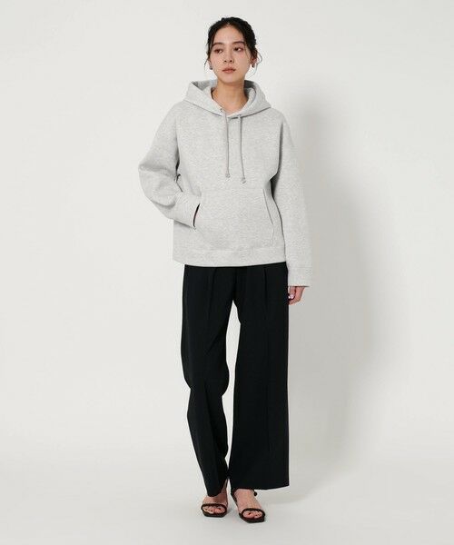 BEAUTY & YOUTH UNITED ARROWS/ビューティー&ユース ユナイテッドアローズ コットンダンボール フーディ LT. GRAY FREE BEAUTY & YOUTH UNITED ARROWS/ビューティー&ユース ユナイテッドアローズ コットンダンボール フーディ LT. GRAY FREE