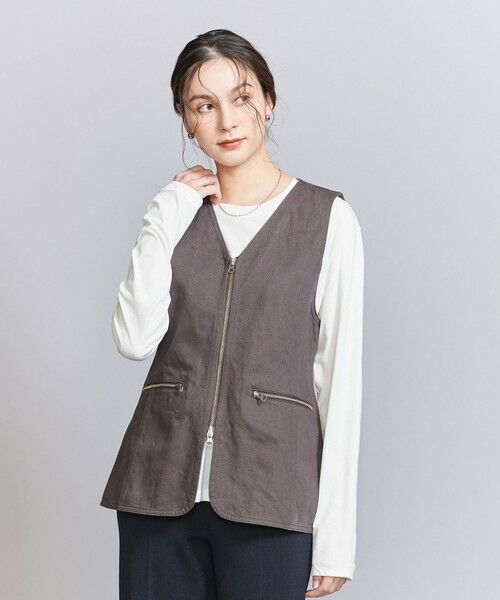 BEAUTY&YOUTH UNITED ARROWS / ビューティー&ユース ユナイテッドアローズ カットソー | コットン ルーズ ロングスリーブ Tシャツ | 詳細3