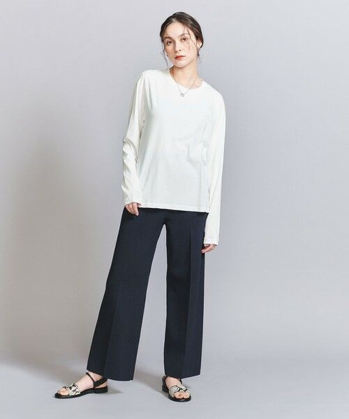 BEAUTY&YOUTH UNITED ARROWS / ビューティー&ユース ユナイテッドアローズ カットソー | コットン ルーズ ロングスリーブ Tシャツ | 詳細2