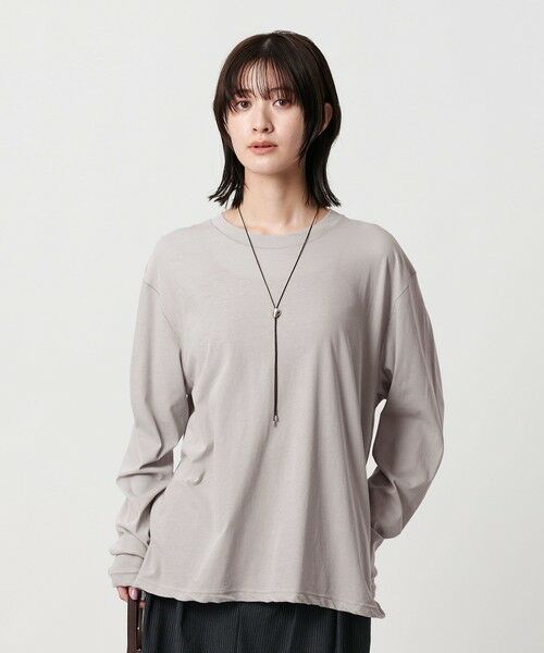 BEAUTY&YOUTH UNITED ARROWS / ビューティー&ユース ユナイテッドアローズ カットソー | コットン ルーズ ロングスリーブ Tシャツ | 詳細8