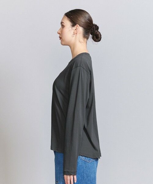 BEAUTY&YOUTH UNITED ARROWS / ビューティー&ユース ユナイテッドアローズ カットソー | コットン ルーズ ロングスリーブ Tシャツ | 詳細13
