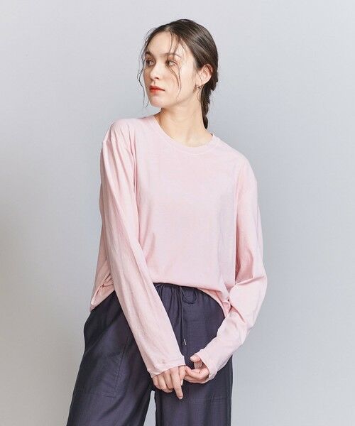 BEAUTY&YOUTH UNITED ARROWS / ビューティー&ユース ユナイテッドアローズ カットソー | コットン ルーズ ロングスリーブ Tシャツ | 詳細20