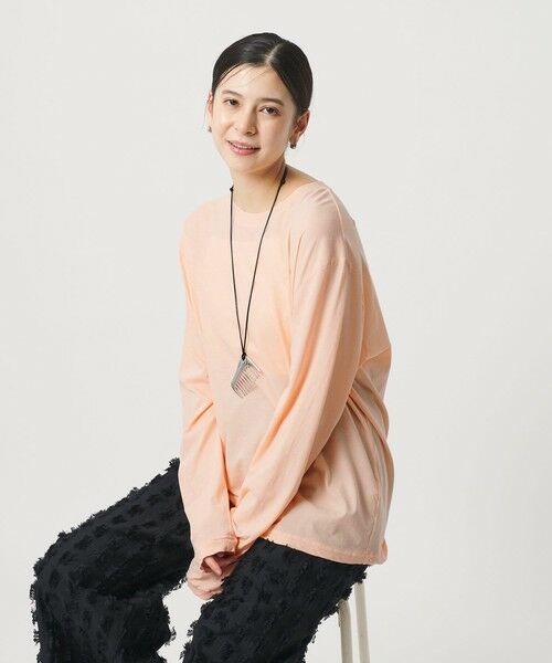BEAUTY&YOUTH UNITED ARROWS / ビューティー&ユース ユナイテッドアローズ カットソー | コットン ルーズ ロングスリーブ Tシャツ | 詳細17