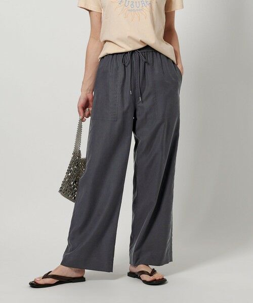 BEAUTY & YOUTH UNITED ARROWS/ビューティー&ユース ユナイテッドアローズ ツイルパッチポケットイージーパンツ 3 -ウォッシャブル- DK. GRAY M BEAUTY & YOUTH UNITED ARROWS/ビューティー&ユース ユナイテッドアローズ ツイルパッチポケットイージーパンツ 3 -ウォッシャブル- DK. GRAY M