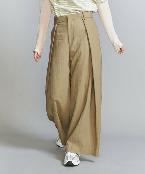 新品タグ付パンツスーツ● BEAUTY＆YOUTH UNITED ARROWS● タックワイドパンツ （その他パンツ）｜BEAUTY&YOUTH UNITED