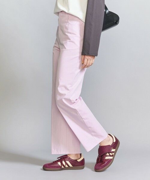 BEAUTY & YOUTH UNITED ARROWS/ビューティー&ユース ユナイテッドアローズ ツイル バックルベルト ストレートパンツ LT. PINK S BEAUTY & YOUTH UNITED ARROWS/ビューティー&ユース ユナイテッドアローズ ツイル バックルベルト ストレートパンツ LT. PINK S