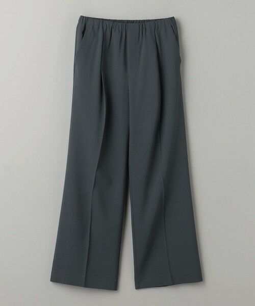 パンツ UNITED ARROWS 1tuck wool slacks Bordeaux タック ワイドストレート パンツ