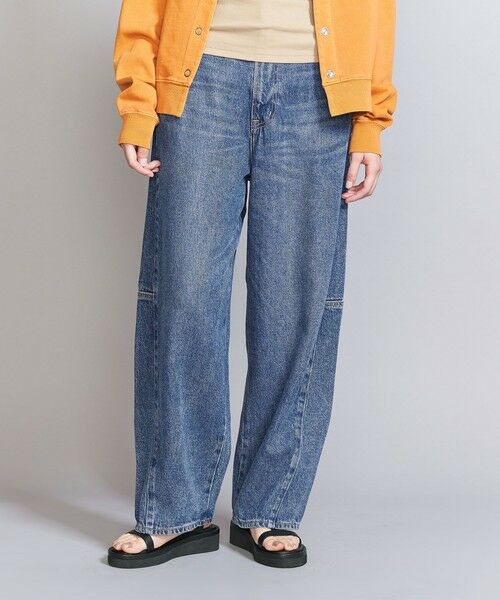 BEAUTY & YOUTH UNITED ARROWS/ビューティー&ユース ユナイテッドアローズ セルロースデニム カーブパンツ COBALT S BEAUTY & YOUTH UNITED ARROWS/ビューティー&ユース ユナイテッドアローズ セルロースデニム カーブパンツ COBALT S