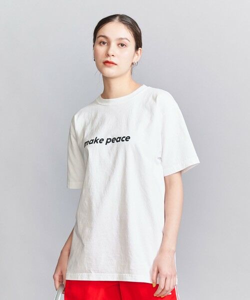 BEAUTY & YOUTH UNITED ARROWS/ビューティー&ユース ユナイテッドアローズ 【別注】<FUNG>ベーシック プリント Tシャツ WHITE FREE BEAUTY & YOUTH UNITED ARROWS/ビューティー&ユース ユナイテッドアローズ 【別注】<FUNG>ベーシック プリント Tシャツ WHITE FREE