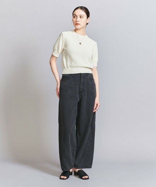極美品】クレージュ ショートスリーブ リブニット