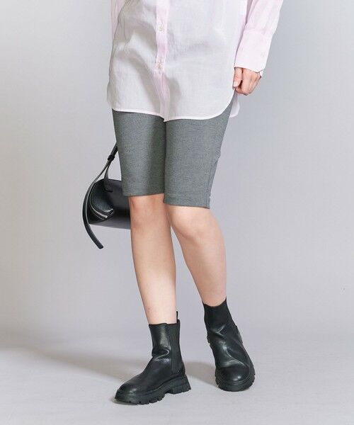 BEAUTY & YOUTH UNITED ARROWS/ビューティー&ユース ユナイテッドアローズ ミラノリブ バイカーショーツ MD. GRAY FREE BEAUTY & YOUTH UNITED ARROWS/ビューティー&ユース ユナイテッドアローズ ミラノリブ バイカーショーツ MD. GRAY FREE
