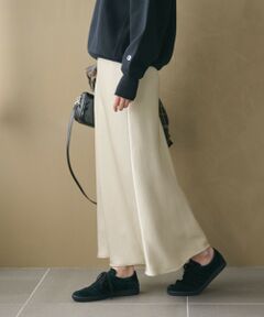 BEAUTY&YOUTH UNITED ARROWS / ビューティー&ユース ユナイテッドアローズ ロング・マキシ丈スカート | ポリエステルサテン マーメイドフレアスカート